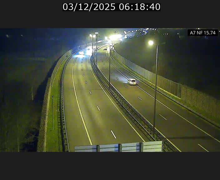 <h2>Caméra trafic Luxembourg - A7, Tunnel Mersch, entrée nord, direction Lorentzweiler</h2>