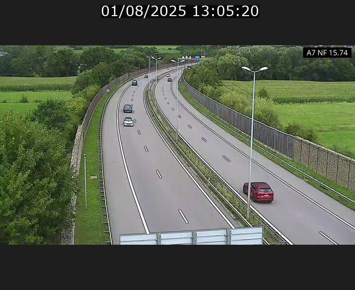 <h2>Caméra trafic Luxembourg - A7, Tunnel Mersch, entrée nord, direction Lorentzweiler</h2>