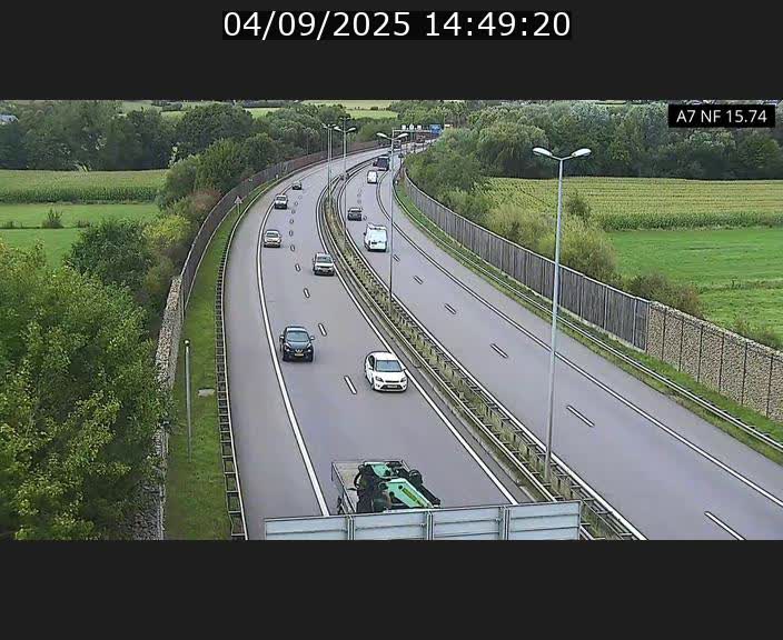 <h2>Caméra trafic Luxembourg - A7, Tunnel Mersch, entrée nord, direction Lorentzweiler</h2>