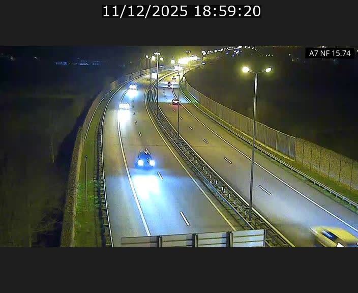 <h2>Caméra trafic Luxembourg - A7, Tunnel Mersch, entrée nord, direction Lorentzweiler</h2>