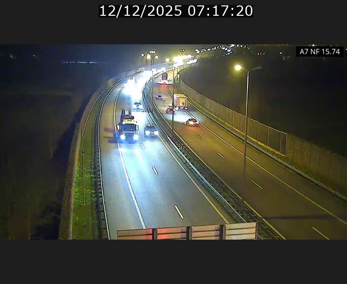 <h2>Caméra trafic Luxembourg - A7, Tunnel Mersch, entrée nord, direction Lorentzweiler</h2>
