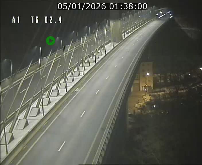 <h2>Traffic live webcam Luxembourg Sandweiler - A1 direction Luxembourg-ville - BK 2.4</h2>