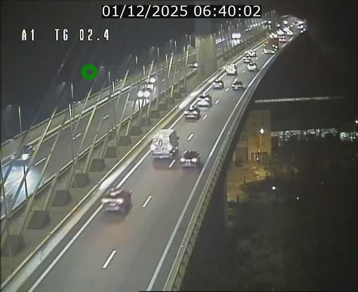 <h2>Traffic live webcam Luxembourg Sandweiler - A1 direction Luxembourg-ville - BK 2.4</h2>
