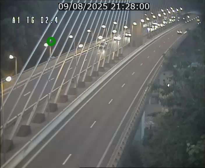 <h2>Traffic live webcam Luxembourg Sandweiler - A1 direction Luxembourg-ville - BK 2.4</h2>