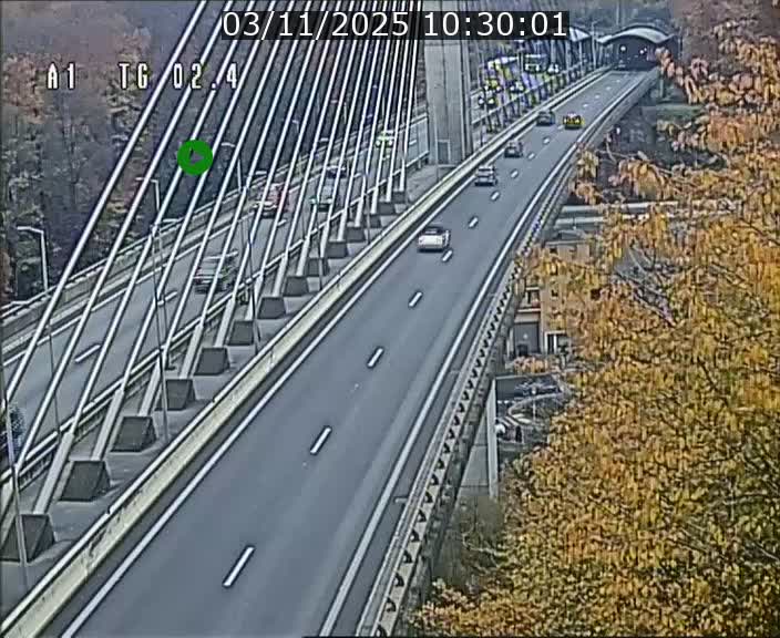 <h2>Traffic live webcam Luxembourg Sandweiler - A1 direction Luxembourg-ville - BK 2.4</h2>