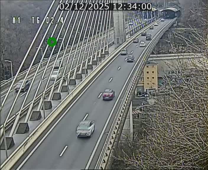 <h2>Traffic live webcam Luxembourg Sandweiler - A1 direction Luxembourg-ville - BK 2.4</h2>