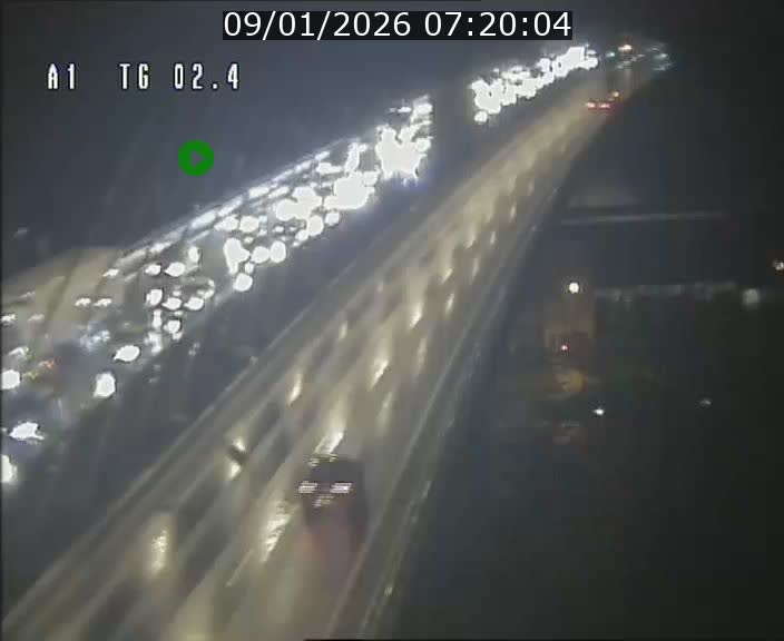 <h2>Traffic live webcam Luxembourg Sandweiler - A1 direction Luxembourg-ville - BK 2.4</h2>