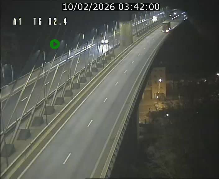 <h2>Traffic live webcam Luxembourg Sandweiler - A1 direction Luxembourg-ville - BK 2.4</h2>