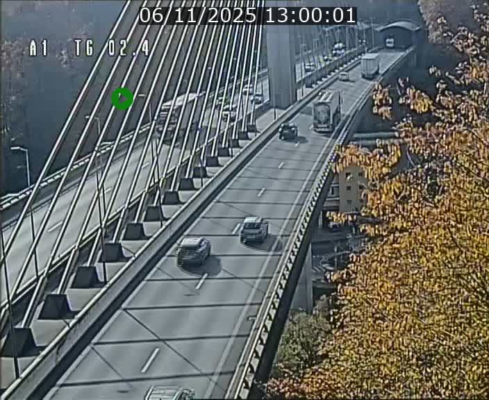 <h2>Traffic live webcam Luxembourg Sandweiler - A1 direction Luxembourg-ville - BK 2.4</h2>
