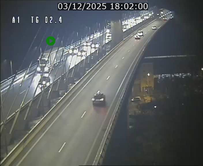 <h2>Traffic live webcam Luxembourg Sandweiler - A1 direction Luxembourg-ville - BK 2.4</h2>
