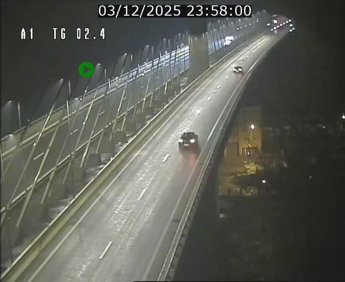<h2>Traffic live webcam Luxembourg Sandweiler - A1 direction Luxembourg-ville - BK 2.4</h2>
