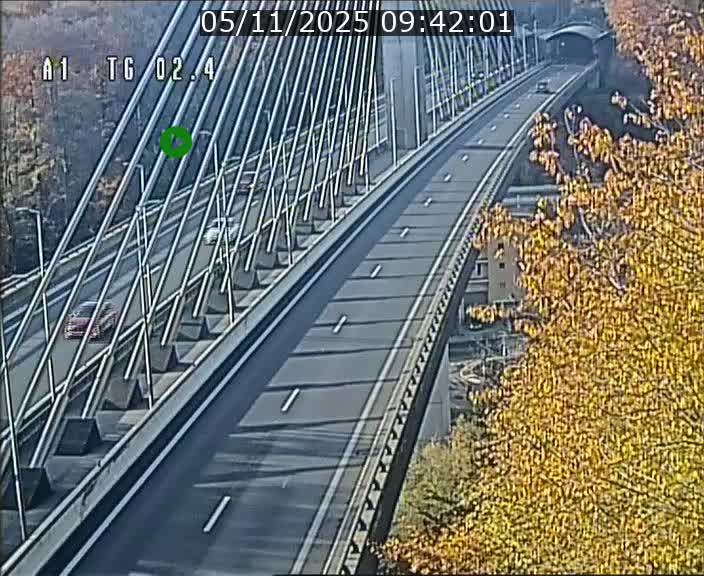 <h2>Traffic live webcam Luxembourg Sandweiler - A1 direction Luxembourg-ville - BK 2.4</h2>