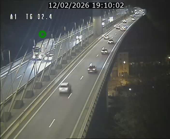 <h2>Traffic live webcam Luxembourg Sandweiler - A1 direction Luxembourg-ville - BK 2.4</h2>