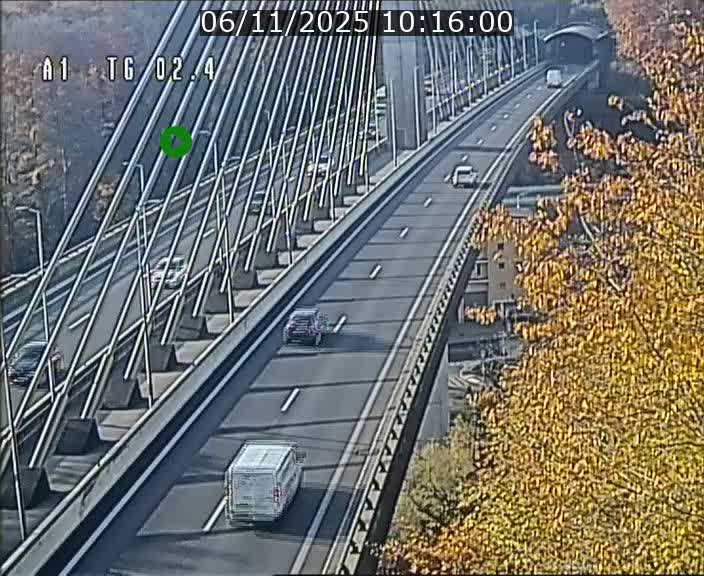 <h2>Traffic live webcam Luxembourg Sandweiler - A1 direction Luxembourg-ville - BK 2.4</h2>