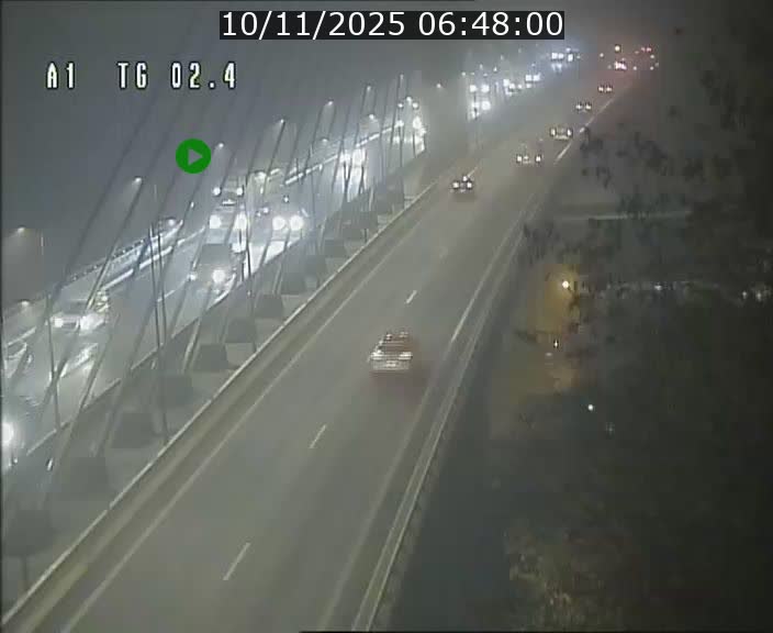 <h2>Traffic live webcam Luxembourg Sandweiler - A1 direction Luxembourg-ville - BK 2.4</h2>