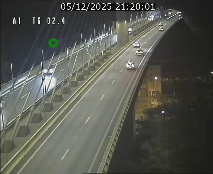 <h2>Traffic live webcam Luxembourg Sandweiler - A1 direction Luxembourg-ville - BK 2.4</h2>