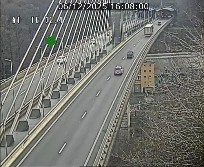 <h2>Traffic live webcam Luxembourg Sandweiler - A1 direction Luxembourg-ville - BK 2.4</h2>
