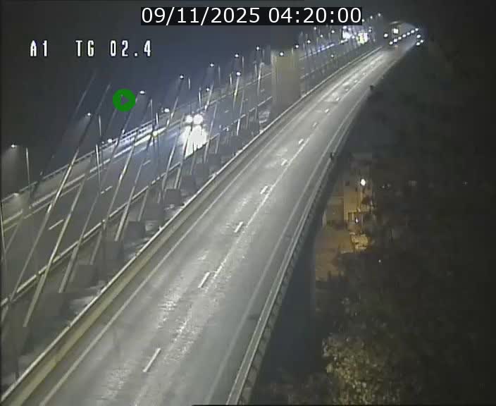 <h2>Traffic live webcam Luxembourg Sandweiler - A1 direction Luxembourg-ville - BK 2.4</h2>