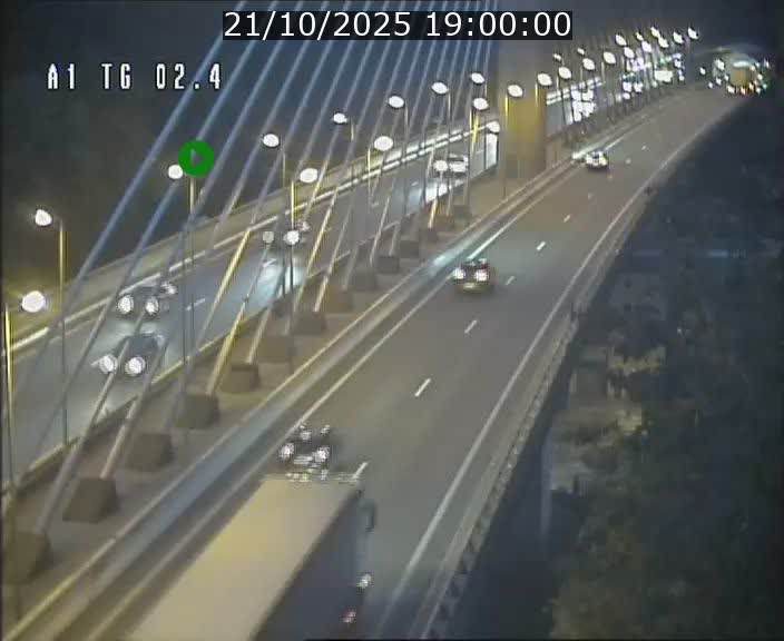 <h2>Traffic live webcam Luxembourg Sandweiler - A1 direction Luxembourg-ville - BK 2.4</h2>