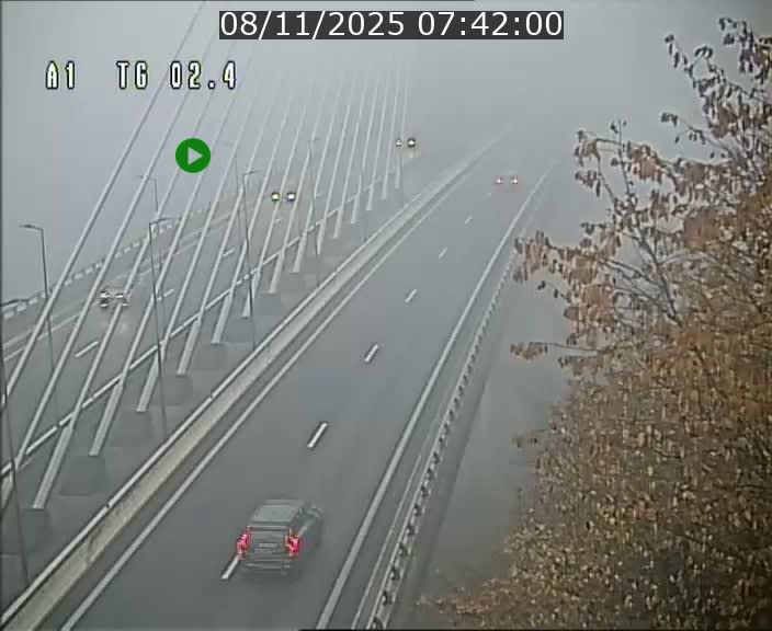 <h2>Traffic live webcam Luxembourg Sandweiler - A1 direction Luxembourg-ville - BK 2.4</h2>