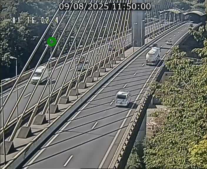 <h2>Traffic live webcam Luxembourg Sandweiler - A1 direction Luxembourg-ville - BK 2.4</h2>