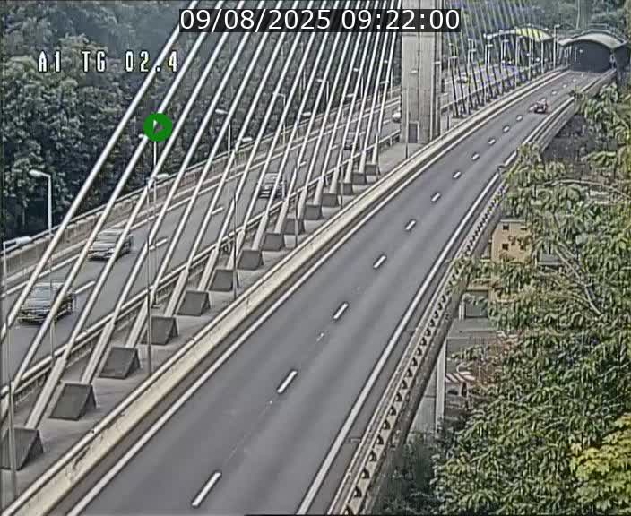 <h2>Traffic live webcam Luxembourg Sandweiler - A1 direction Luxembourg-ville - BK 2.4</h2>