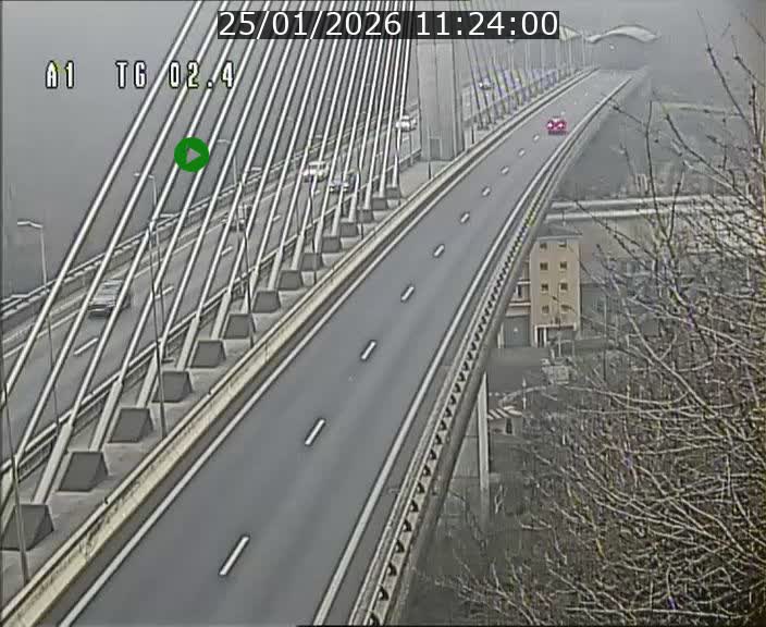 <h2>Traffic live webcam Luxembourg Sandweiler - A1 direction Luxembourg-ville - BK 2.4</h2>