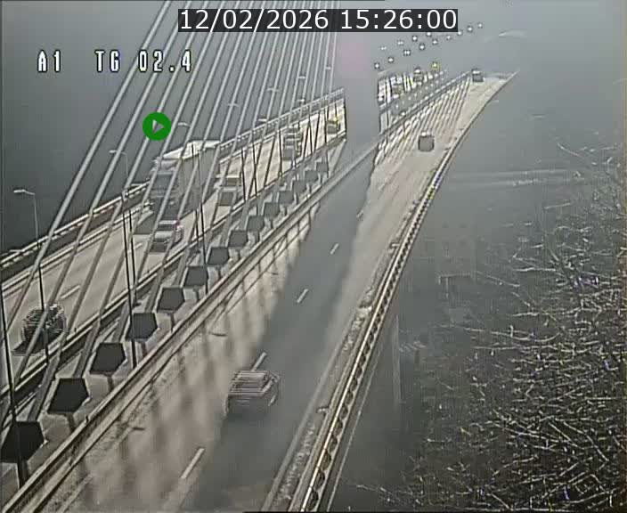 <h2>Traffic live webcam Luxembourg Sandweiler - A1 direction Luxembourg-ville - BK 2.4</h2>