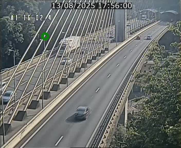 <h2>Traffic live webcam Luxembourg Sandweiler - A1 direction Luxembourg-ville - BK 2.4</h2>