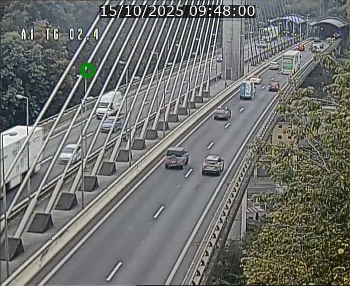 <h2>Traffic live webcam Luxembourg Sandweiler - A1 direction Luxembourg-ville - BK 2.4</h2>