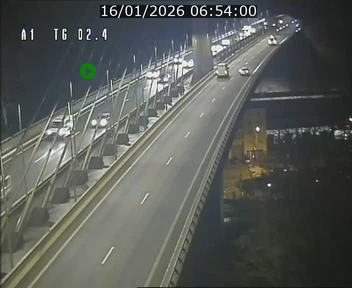 <h2>Traffic live webcam Luxembourg Sandweiler - A1 direction Luxembourg-ville - BK 2.4</h2>