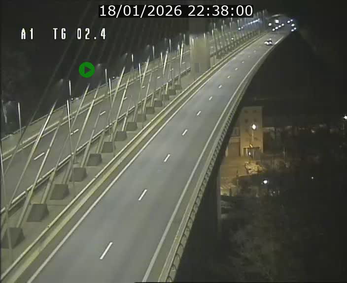 <h2>Traffic live webcam Luxembourg Sandweiler - A1 direction Luxembourg-ville - BK 2.4</h2>