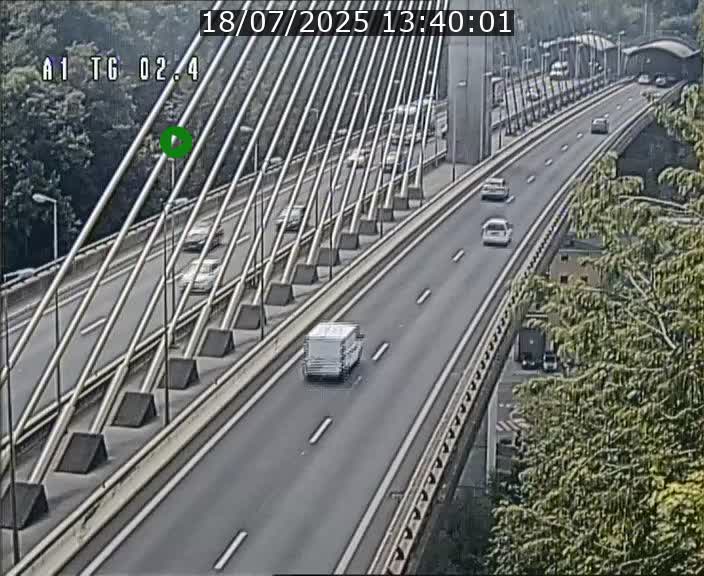 <h2>Traffic live webcam Luxembourg Sandweiler - A1 direction Luxembourg-ville - BK 2.4</h2>