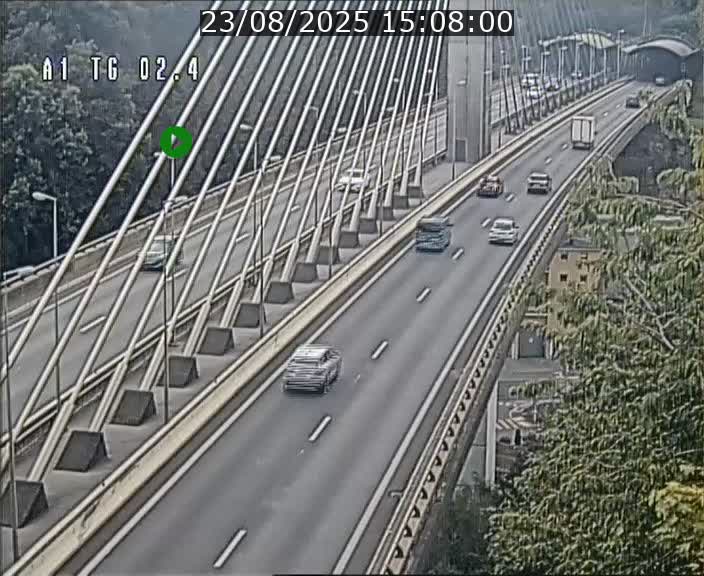 <h2>Traffic live webcam Luxembourg Sandweiler - A1 direction Luxembourg-ville - BK 2.4</h2>