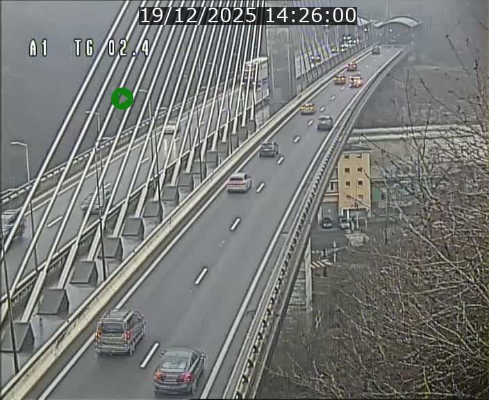 <h2>Traffic live webcam Luxembourg Sandweiler - A1 direction Luxembourg-ville - BK 2.4</h2>