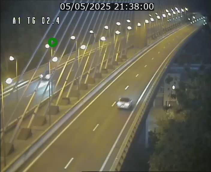 Traffic live webcam Luxembourg Sandweiler - A1 direction Luxembourg-ville - BK 2.4