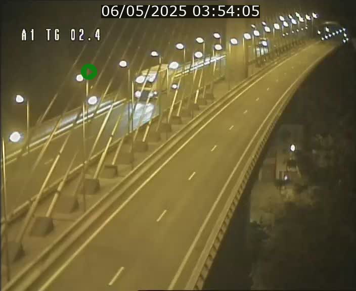 Traffic live webcam Luxembourg Sandweiler - A1 direction Luxembourg-ville - BK 2.4