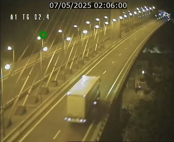 Traffic live webcam Luxembourg Sandweiler - A1 direction Luxembourg-ville - BK 2.4