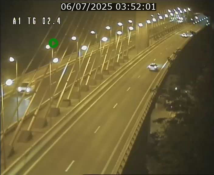 Traffic live webcam Luxembourg Sandweiler - A1 direction Luxembourg-ville - BK 2.4