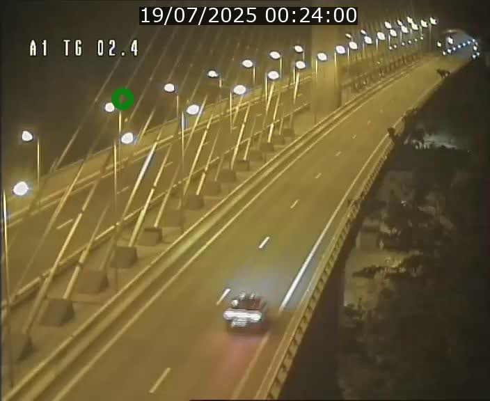 Traffic live webcam Luxembourg Sandweiler - A1 direction Luxembourg-ville - BK 2.4