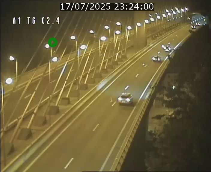 Traffic live webcam Luxembourg Sandweiler - A1 direction Luxembourg-ville - BK 2.4