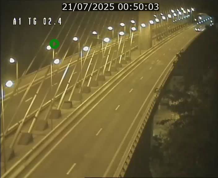 Traffic live webcam Luxembourg Sandweiler - A1 direction Luxembourg-ville - BK 2.4