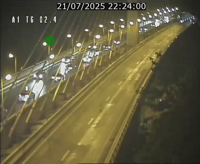 Traffic live webcam Luxembourg Sandweiler - A1 direction Luxembourg-ville - BK 2.4