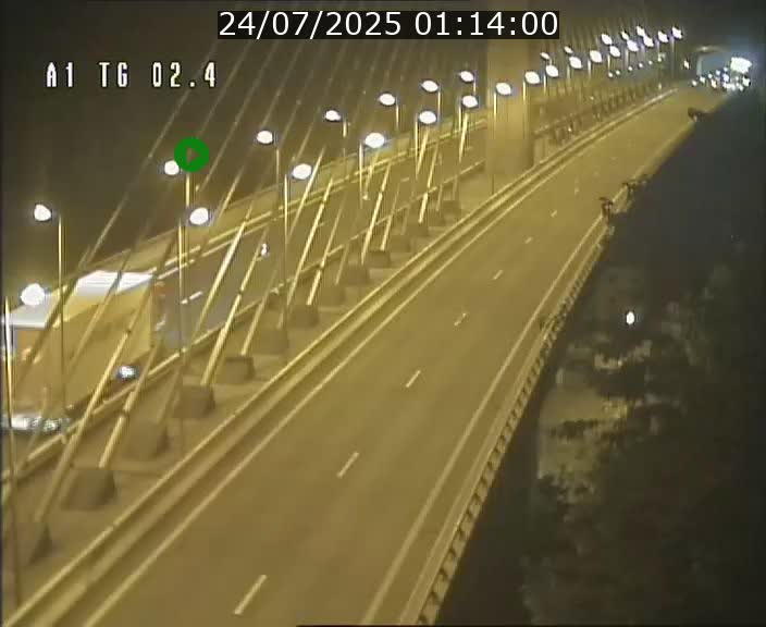 Traffic live webcam Luxembourg Sandweiler - A1 direction Luxembourg-ville - BK 2.4
