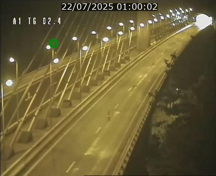 Traffic live webcam Luxembourg Sandweiler - A1 direction Luxembourg-ville - BK 2.4
