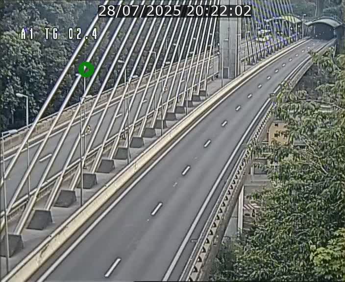 Traffic live webcam Luxembourg Sandweiler - A1 direction Luxembourg-ville - BK 2.4