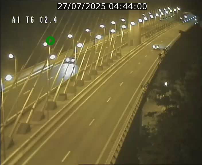 Traffic live webcam Luxembourg Sandweiler - A1 direction Luxembourg-ville - BK 2.4