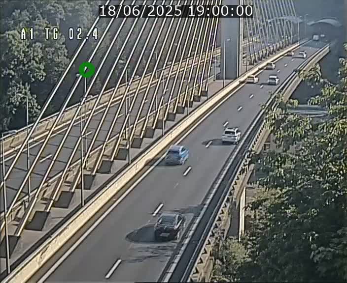 <h2>Traffic live webcam Luxembourg Sandweiler - A1 direction Luxembourg-ville - BK 2.4</h2>