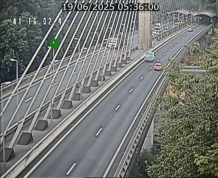 <h2>Traffic live webcam Luxembourg Sandweiler - A1 direction Luxembourg-ville - BK 2.4</h2>