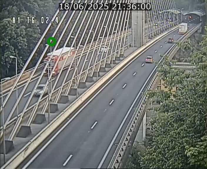 <h2>Traffic live webcam Luxembourg Sandweiler - A1 direction Luxembourg-ville - BK 2.4</h2>